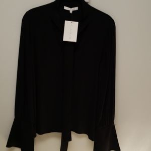 ALEXIS DIANA BLOUSE TOP BLACK SIZE SMALL
